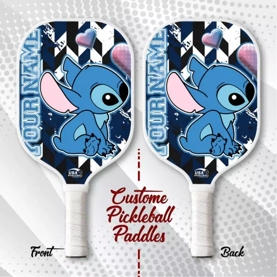 Personalized Stich Pickleball Paddle, Disney Pickleball