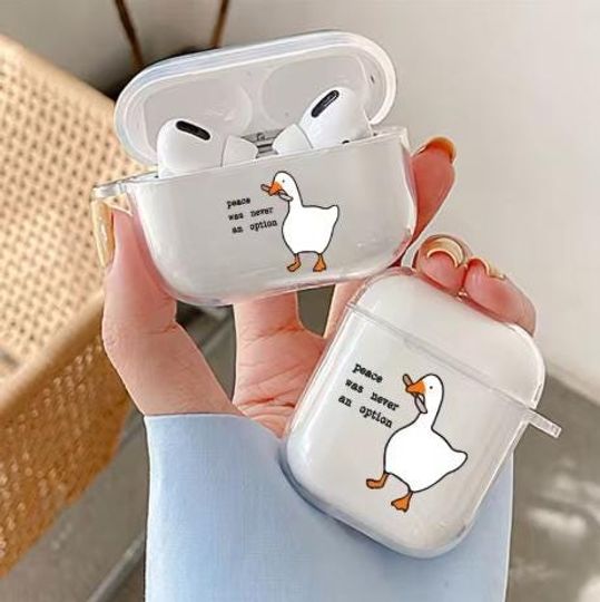 Airpods duck case/ airpods 1, 2, 3, 4/ cartoon aipods case/ case for airpods