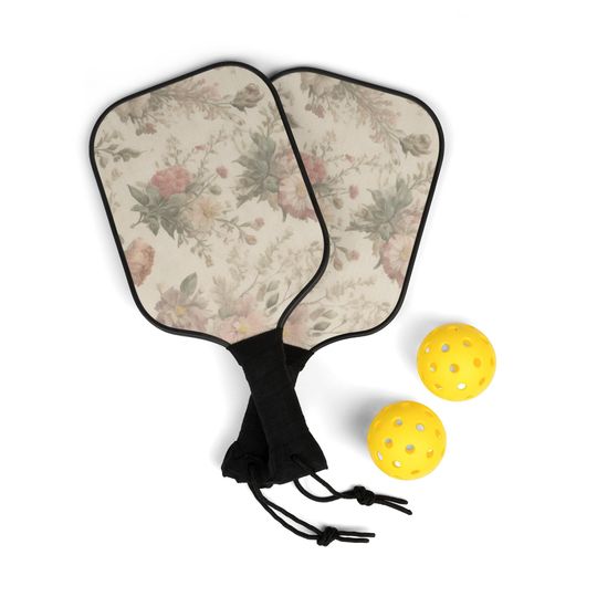 Floral Pickleball Kit