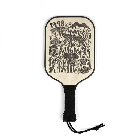 Animal Kingdom - Wdw - Pickleball Paddle Set - Fun Beach Vibes, Summer Sports Gear, Outdoor Activity Kit for Friends and Family
