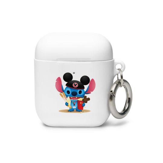 Cute Disneyland Stitch Cartoon Rubber Case for AirPods