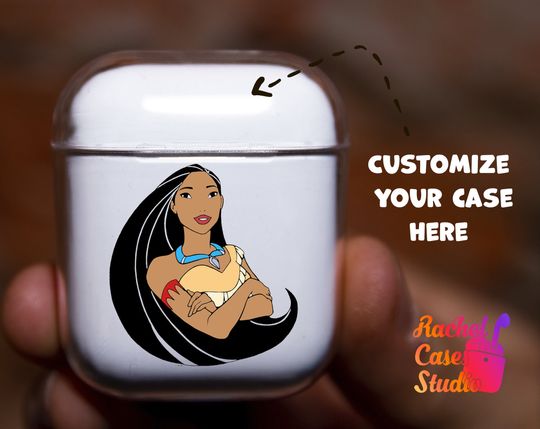 Pocahontas AirPods Pro case Disney Girl Airpods clear cover Cool Handmade AirPods case gift Personalized Airpods clear plastic case