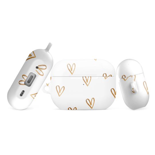 Case for AirPods/gold hearts/Airpods gen1/airpods pro gen1/airpods pro gen2/airpods gen2/airpods pro gen3/airpods gen 3