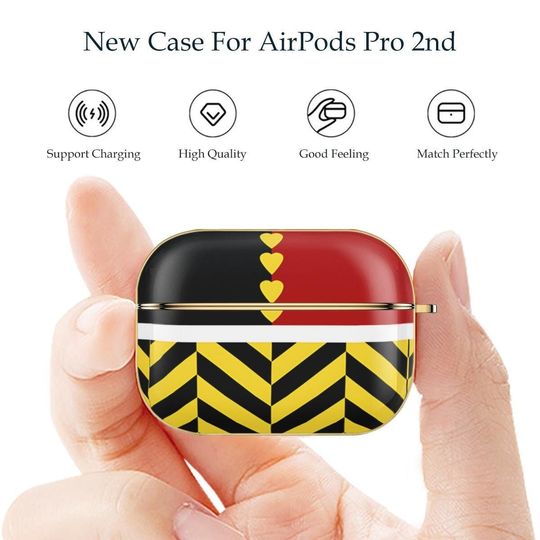 Queen of Hearts  Alice in Wonderland Inspired AOP Airpods Case Cover