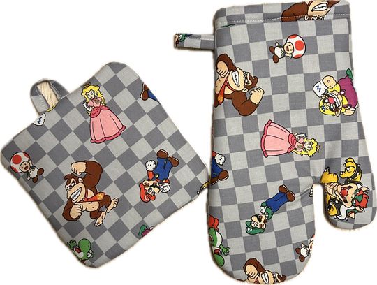 Nintendo Oven mitt and Pot-Holder