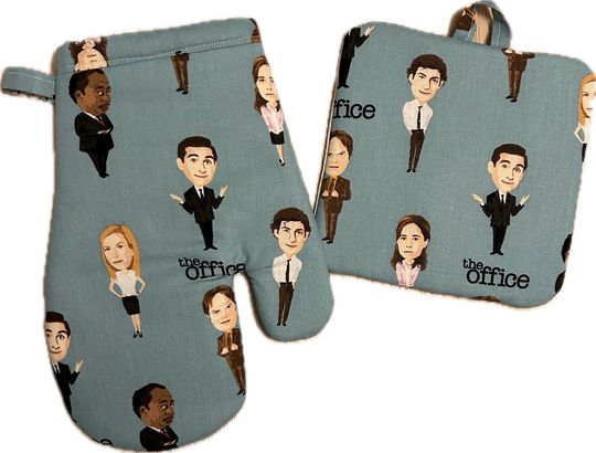 The Office Oven mitt and Pot-Holder