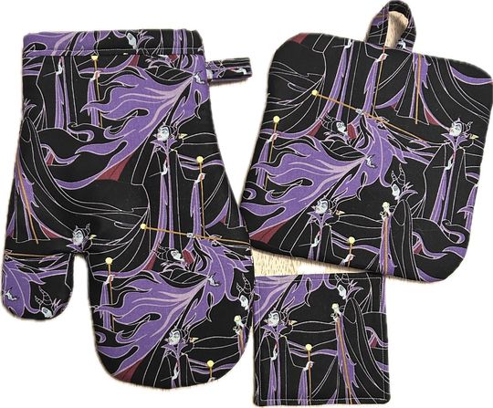 Maleficent  Oven mitt and Pot-Holder