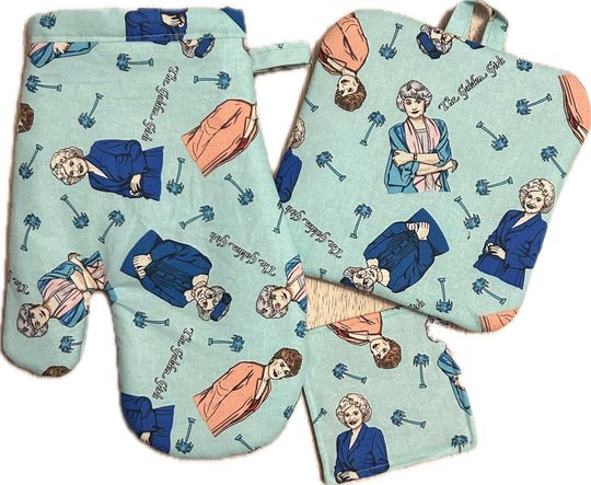 Stay Golden Oven mitt and Pot-Holder