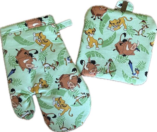 Lion King Oven mitt and Pot-Holder