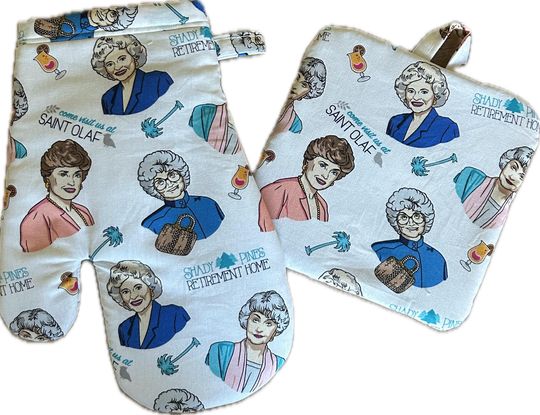 Stay Golden Oven mitt and Pot-Holder