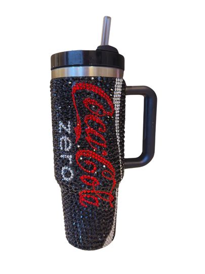 Bling 40 oz Coke Zero Tumbler