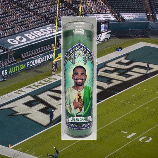 Football Player Prayer Candles