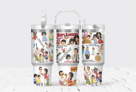 Bob's 30 Oz Flip Straw Tumbler With Handle