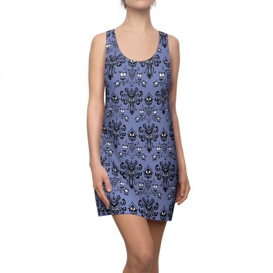 Haunted Mansion Wallpaper - Women's Racerback Dress