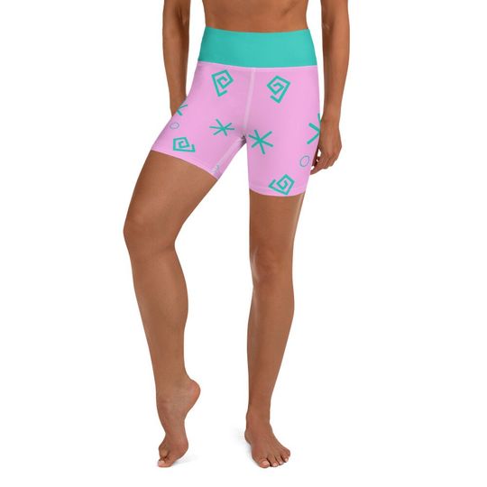 Mad Tea Party tea cup activewear Alice in Wonderland Women's Biker Shorts