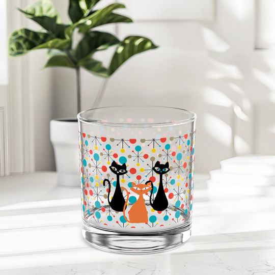 Atomic Kitschy Cats Rock Glasses