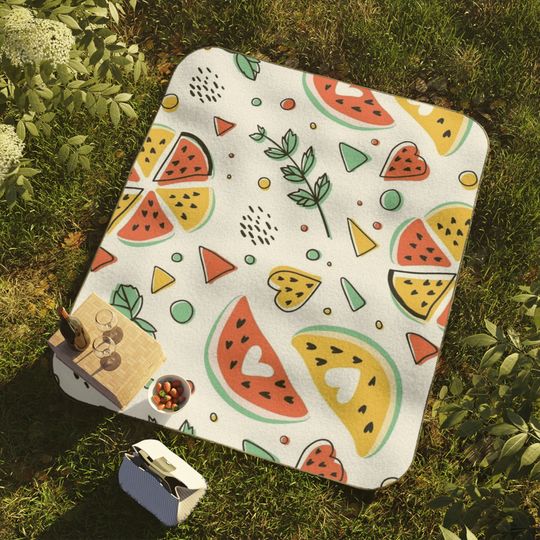 Sunbathing Mat Picnic Blankets Personalized Picnic Blanket Accessories Summer Beach Mat Picnic Cover With Carrying Straps Summer Travel Camp