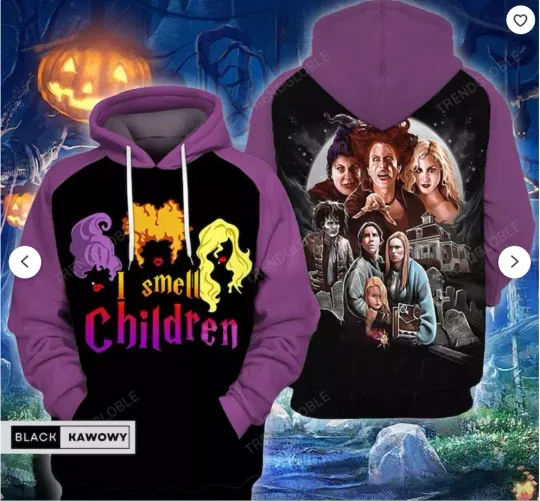 Halloween Hocus Pocus 3D HOODIE The Mother Day Gift Christmas Gift Halloween