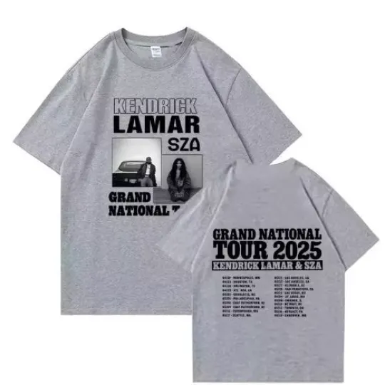 Kendrick Lamar & SZA Grand National Tour 2025 Shirt Gift for Fans All Size