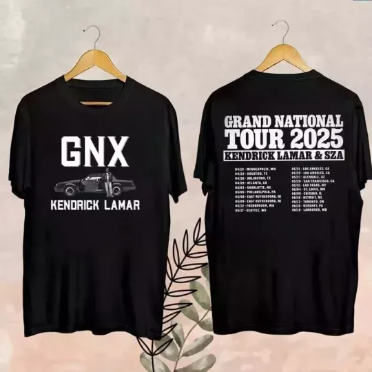 Kendrick Lamar Tour SZA Double Sided T Shirt