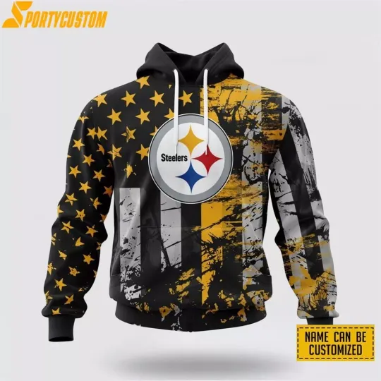 Custom Pittsburgh Football Team Steelerss 3D Hoodie