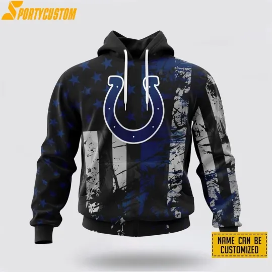 Custom Indianapolis Football Team Coltss 3D Hoodie