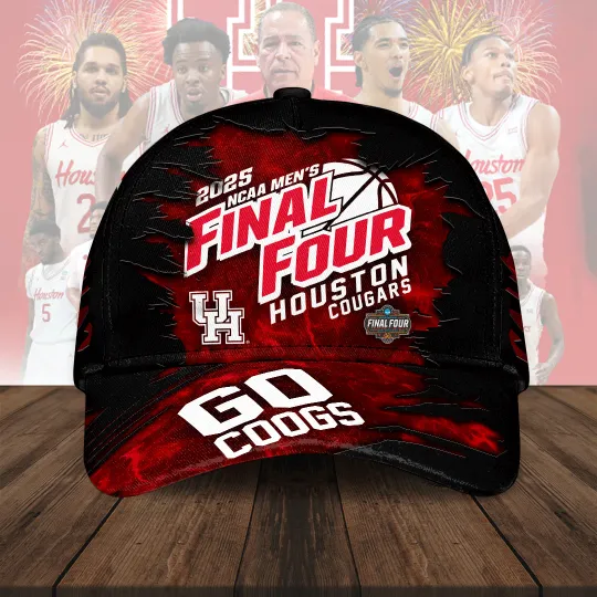 Houston Cougars Basketball Cap for Men – Game Style Headwear for Supporters