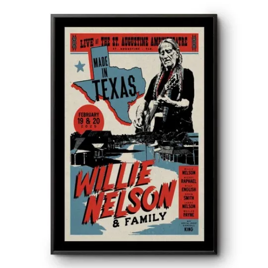 Nelson St. Augustine FL Feb 19-20 2025 Tour Poster