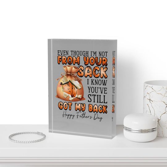 Fathers Day Photo Block, Personalized Gift, Home Decor, Dad Keepsake, Unique Fathers Day Present, Family Photo Display