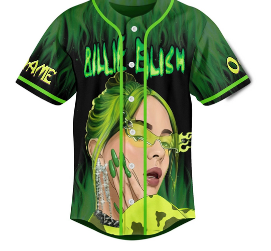 Billie Eilish Bury The Hatchet Or Bury A Friend Personalized Baseball Jersey