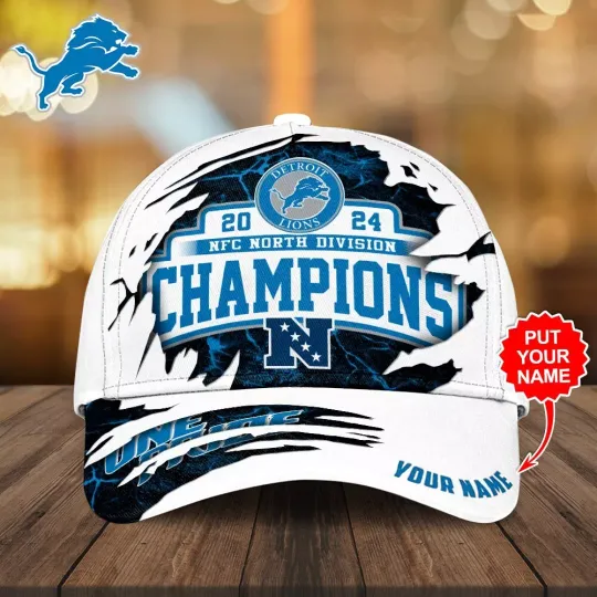 Personalized Detroit Lions Classic Cap