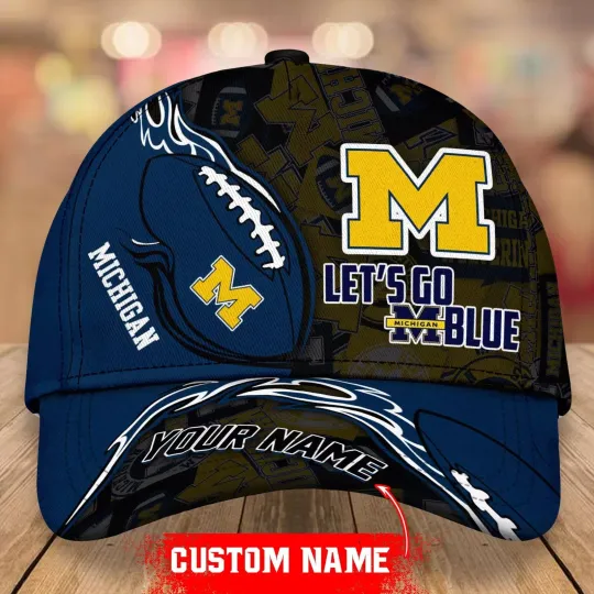 Michigan Wolverines NCAA Personalized Classic Cap For Fan