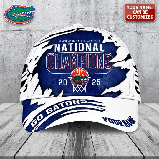 Florida Gators Men’s Basketball Cap – Game Day Classic with Your Personal Touch