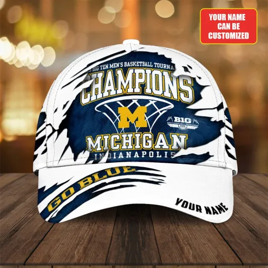 Michigan Wolverines Custom Cap – Personalized College Basketball Gear