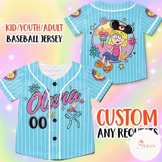 Personalized Disney Lizzie McGuire Baseball Jersey, Disney Channel Lizzie McGuire Birthday Girl Shirt, This Is What Dreams Are Made Of Tee