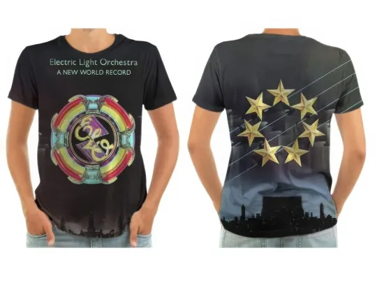 Electric Light Orchestra Music Vintage 3D Tshirt Rock Band Tour 2025