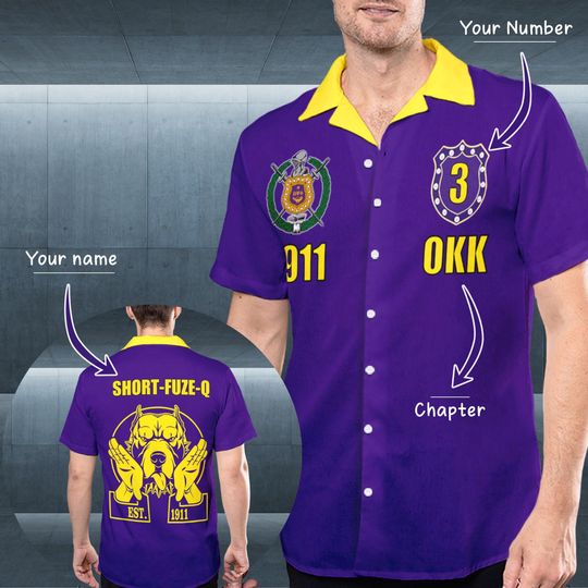 Omega Psi Phi Shirt, Omega Psi Phi Hawaiian Shirt Men, Sorority Short Sleeve Shirt, Gift For Him