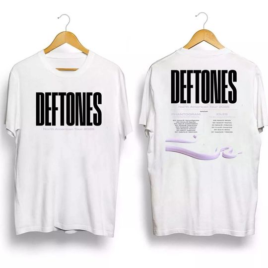 Tshirt Deftone, Sweatshirt Deftone, Hoodie Deftone North American tour 2025