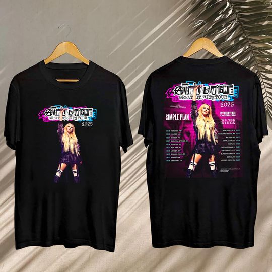 Avril Lavigne Greatest Hits Tour 2025 Shirt, Avril Lavigne 2025 Concert, Avril Lavigne Fan Shirt, Avril Lavigne Merch, Avril Lavigne Shirt