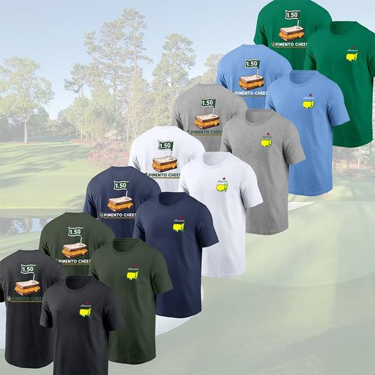 The Masters Golf T-Shirt, 2025 Augusta Masters Pimento Cheese T-Shirt, 2025 The Masters Golf Tournament Augusta National T-Shirt