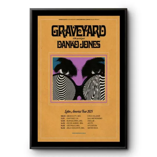 Poster Graveyard Latin America Tour 2025