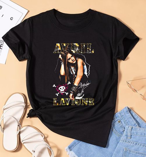 Avril Lavigne 90s Vintage Shirt, Avril Lavigne Bootleg T-Shirt, Avril Lavigne 2025 Tour Shirt, Avril Lavigne Fan Shirt, Avril Lavigne Merch
