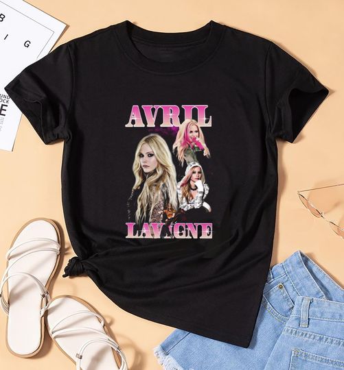 Avril Lavigne Bootleg T-Shirt, Avril Lavigne 2025 Tour Shirt, Avril Lavigne Fan Shirt, Avril Lavigne Merch, Avril Lavigne 90s Vintage Shirt
