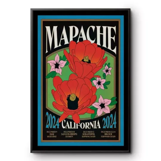 Mapache Feb 21-22 2025 Big Sur CA Poster - Wall Decor