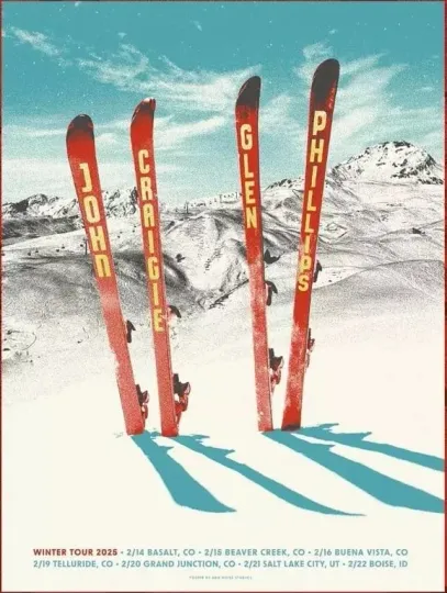 Poster John Craigie Winter Tour 2025 Poster, gift for fans