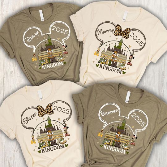 Custom Disney Animal Kingdom Shirts, Disney Animal Kingdom 2025, Disney Family Vacation Shirts, Hakuna Matata Shirts, Disney Safari Shirts