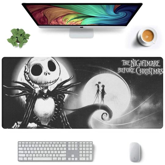 The Nightmare Before Christmas Desk Mat Suitable for Gamers, Content Creators, and Others