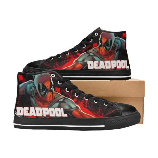 Deadpool High Top Sneakers