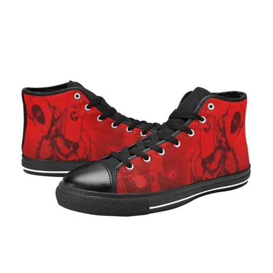 Deadpool High Top Sneakers