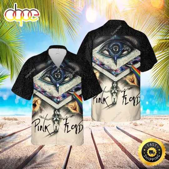 Pink Floyd Tushar Tella Hawaiian Shirt Pink Floyd Rock Music World Tour 2023